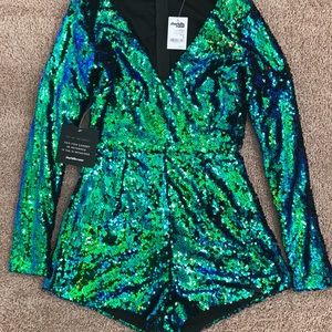 Sequin Romper